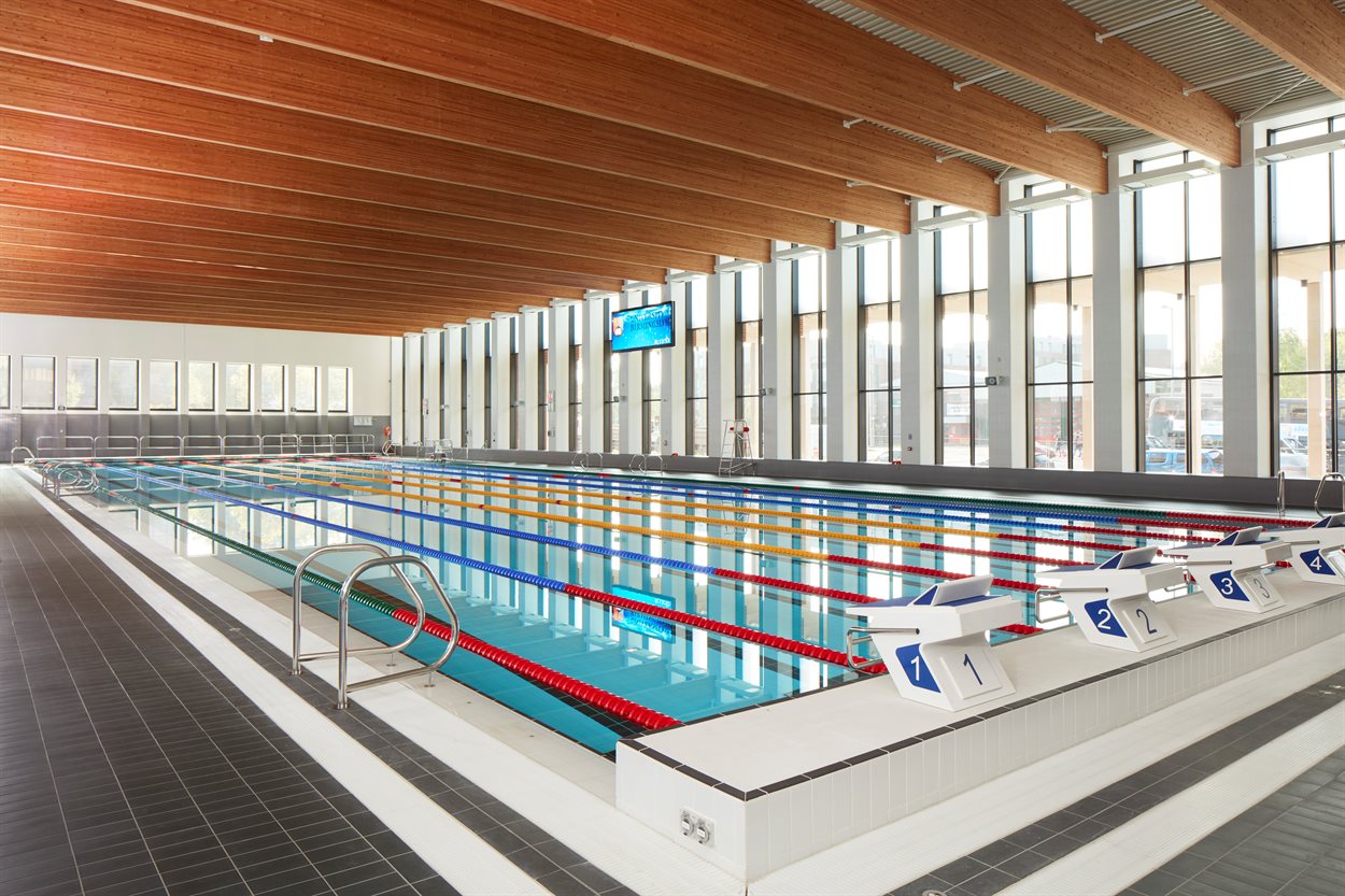 50-metre swimming pool at UoB Sport & Fitness