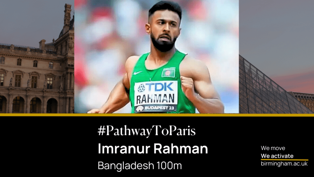 Imranur Rahman Bangladesh 100m #PathwayToParis