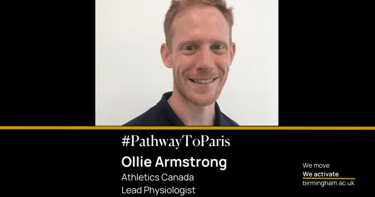 Ollie Armstrong Athletics Canada Lead Physiologist #PathwayToParis