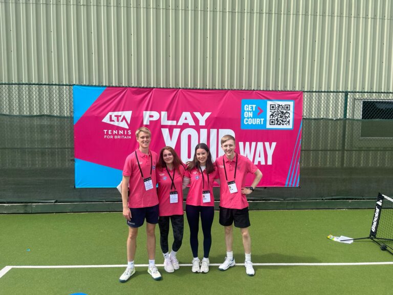 Tennis club students group photo