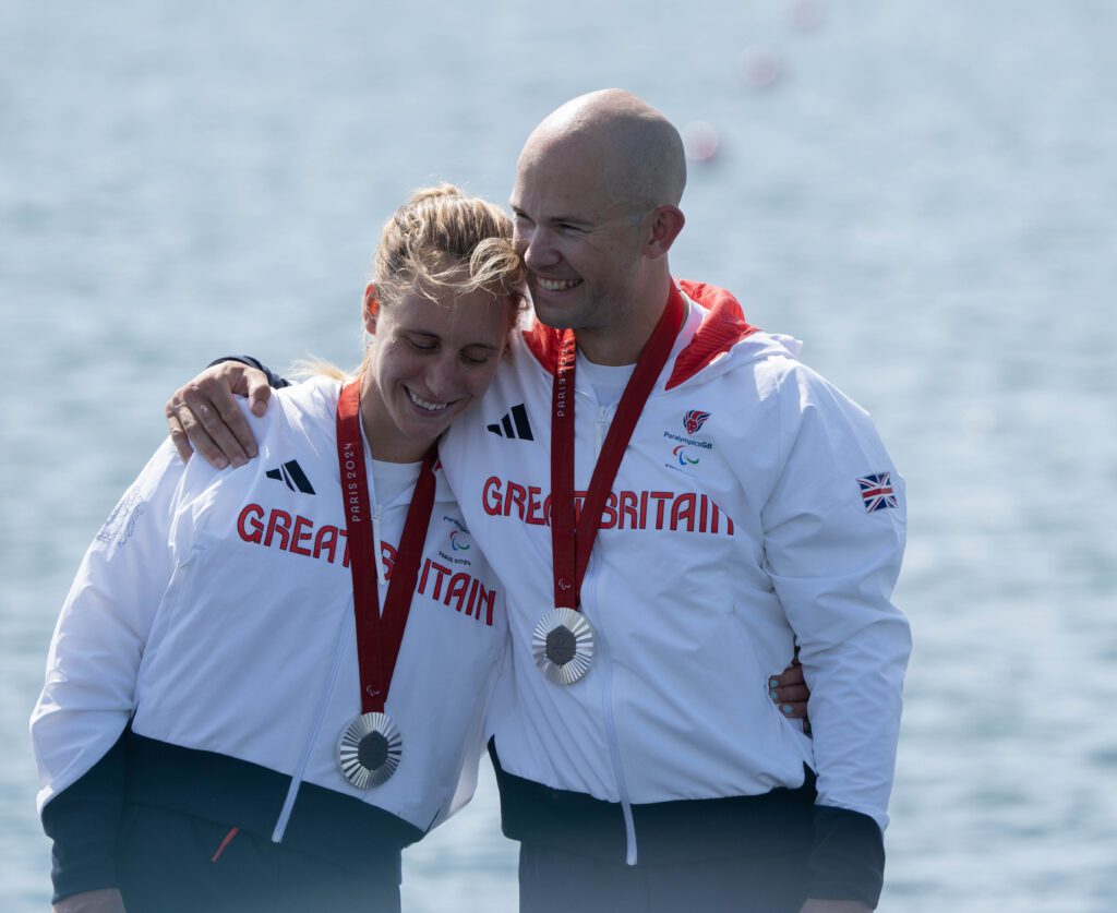 Annie Caddick with medal