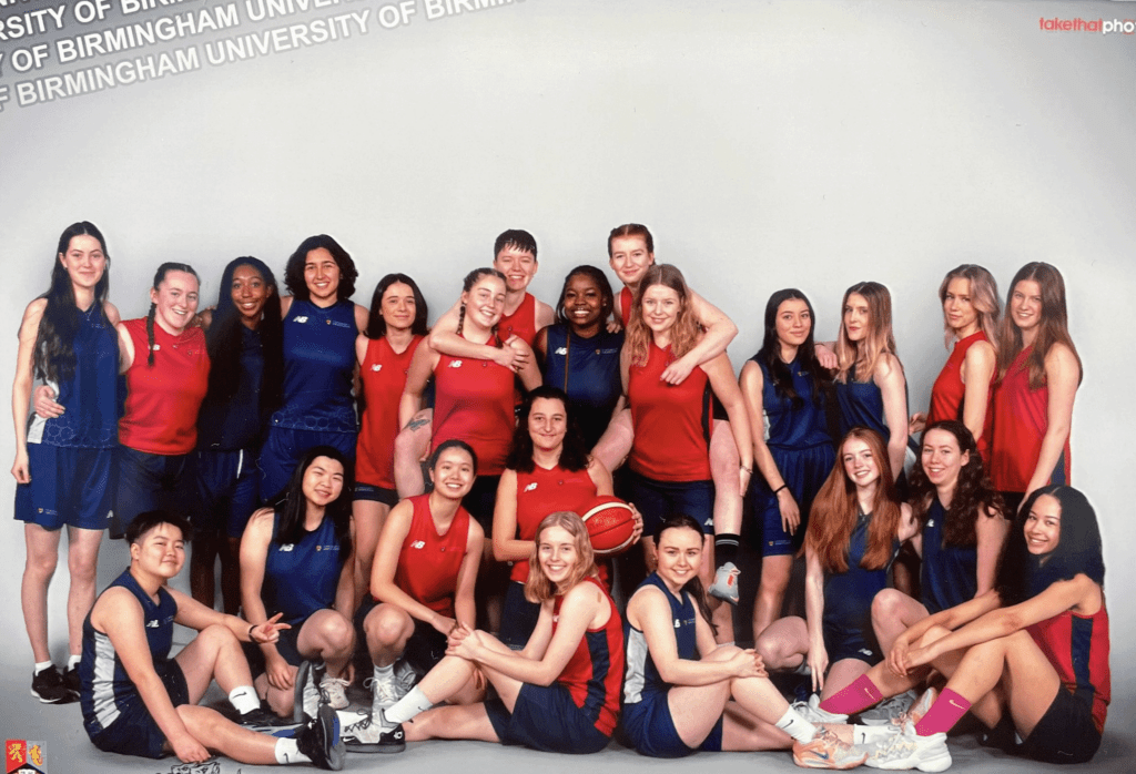 Team photo shoot of the Women's Basketball Team