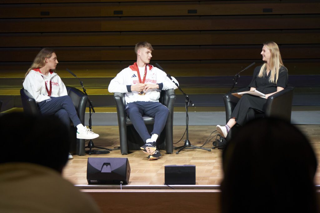 Hannah England interview Josh O'Brien and Annie Caddick