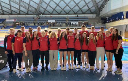 Swim club group photo